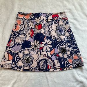 Floral mini skirt
